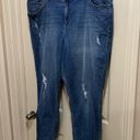 Ruff Hewn  skinny jeans blue distressed style size 24W average Photo 2