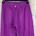 Hanes  Size Medium (8-10) Lightweight Purple Cropped Capri Joggers Stretc… Photo 4