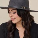 Torrid  Grey Wool Blend Melton Felt Hat Fedora Size M/L Photo 0