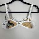 Beach Riot  Bikini Size XS Pamela Bikini Top & Emmy Bottoms Taupe & White Photo 6