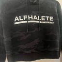 Alphalete  limited release women’s cropped fleece black camo OG hoodie size small Photo 5