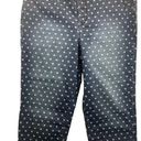 Gloria Vanderbilt  Womens Cropped Jeans Petite Sz 14P Polka Dot Jordyn Slimming Photo 0