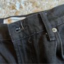 Reformation  Liza Slit Hem Ultra High Rise Straight Long Jeans in Black Size 28 Photo 9