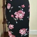 Iris Floral Print Knee Length Fitted Style Pencil Skirt Photo 0