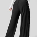 Halara Flex High Waisted Plicated Wide Leg Waffle Pants Photo 1