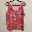 Violet+Claire  Paisley Print V-neck Layered Tank - Size L Photo 7