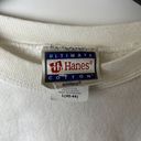 Hanes Las Vegas Crewneck Sweatshirt Vintage 90s White Medium M Photo 12