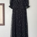 Hunter Bell NWT Hard to Find!  Beckett Space Oddity Black & Silver Tulle Dress 8 Photo 8