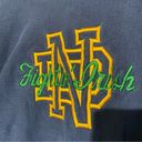 Champion Vintage Notre Dame Fighting Irish Navy Gold Green Crew Neck Made in USA Size XL Photo 3