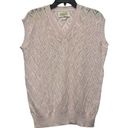 Jantzen  Women’s Pink Eyelet Vest Size XL Vintage Lightweight Photo 0