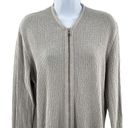 ALLSAINTS  Fellan Zip Up Sweater Open Knit Cardigan Grey Medium Photo 37