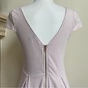 Victoria's Secret  Pink Pleated Peplum Cap Sleeve Zipper Open Back Size S Knit Top Photo 6