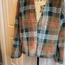 Est. 1946 Faux Fur Plaid Jacket by  Size Large Photo 2