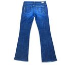 Paige  Laurel Canyon Boot Cut Jeans Mid Rise Faded Size 29 Photo 2