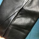 Kenneth Cole  100% Leather Jacket Coat Black Button Photo 8