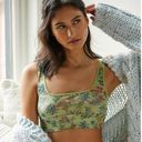 Anthropologie Daily Practice by  Printed Square-Neck Bralette Photo 0