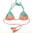 PilyQ PQ Swim by  Size Medium Isla Bikini Hand Macrame Triangle Boho Festival Photo 1