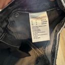 American Eagle Grey Denim Distressed Mom Jeans Photo 3