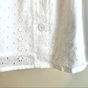 Oak + Fort  White Eyelet Skater Skirt Photo 3