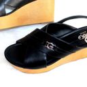 Guess NEW GBG Los Angeles Dee Wedge Sandal Black Photo 3