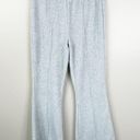 Aerie NEW  Pants Womens M Gray Groove On Ribbed Soft Velour Flare Casual Pant Photo 1