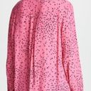 Ganni EUC  Barra Button Down Shirt Hot Pink Pattern Photo 1