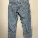 Topshop  Women's Straight Hourglass Blue Jeans Raw Hem 6/28 NWOT Photo 4