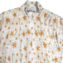 Russell VTG  Imports Open Front Full Zip Stars Windbreaker Jacket White Gold XL Photo 6