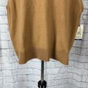 Terra & Sky women 2X 20W-22W sweater vest lightweight v-cut tan Photo 1