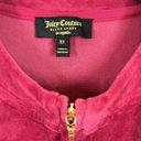 Juicy Couture  black label pomegranate velour Beverly zip up jacket size XS Photo 1