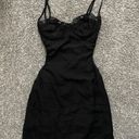 Princess Polly Black Lace Mini Dress Photo 1