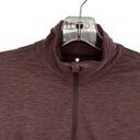 Apana  Brown Long Sleeve Quarter Zip Yoga Top Photo 1