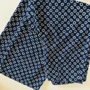 Talbots  Blue Daisy Floral Print High Rise Wide Leg Summer Trouser Pants 6 Photo 8