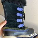 Sorel  women’s 5 winter Swede boots faux fur Vtg 90s lace up retro warm snow cute Photo 5