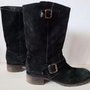 Vero Cuoio Boots Size 10.5 Black Suede Photo 1