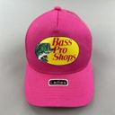 Bass Pro Shops  Hat Cap Camp Snapback Trucker Mesh Fish Outdoor Pink Ladies GUC Photo 0