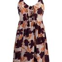 Maaji  Lace Up Floral Mini Dress Cover-Up S Small NWT Photo 0