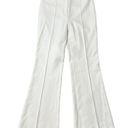 Veronica Beard  Size 10 Judy Off White Flare Pintuck Suit Pants High Rise Stretch Photo 2