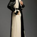 RONNY KOBO Baylor Faux Leather Trench Coat Black Ivory Womens Size Large Photo 11