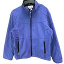 Free Country  Womens Soft Shell Jacket L Periwinkle Blue Full Zip Fleece Lined Photo 0