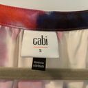 CAbi  Celebration Tie-Dye Abstract Print Dress Size Small Hi-Lo Hem Photo 1