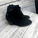 Paul Green  Black Suede Leather Ankle Booties US size 7 Photo 1