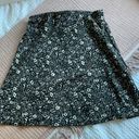 Verge Girl Black and White Floral Skirt Photo 1