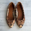 Givenchy  Woven Leather Leopard Print Flats Size 5 Photo 1