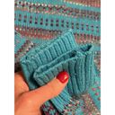 Ross Vintage Robin  Tight Knit Sweater Fair Isle‎ Blue Women’s size S Photo 7