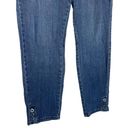 J.Jill  Jeans Womens 16 Denim Authentic Fit Slim Ankle Distressed Mid Rise Blue Photo 3