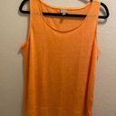 J.Jill  Orange 100% Linen Tank Top Size Medium Photo 0