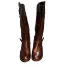 Wolverine  Brown & Black Leather Tall Riding Boots Photo 2