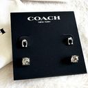 Coach NEW  Signature C Stud Earring Set - 2 pairs of earrings Photo 0