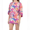 Trina Turk NWT  Sevilla Tunic Cover-Up Dress – Small Psychedelic 60s 70s style Photo 14